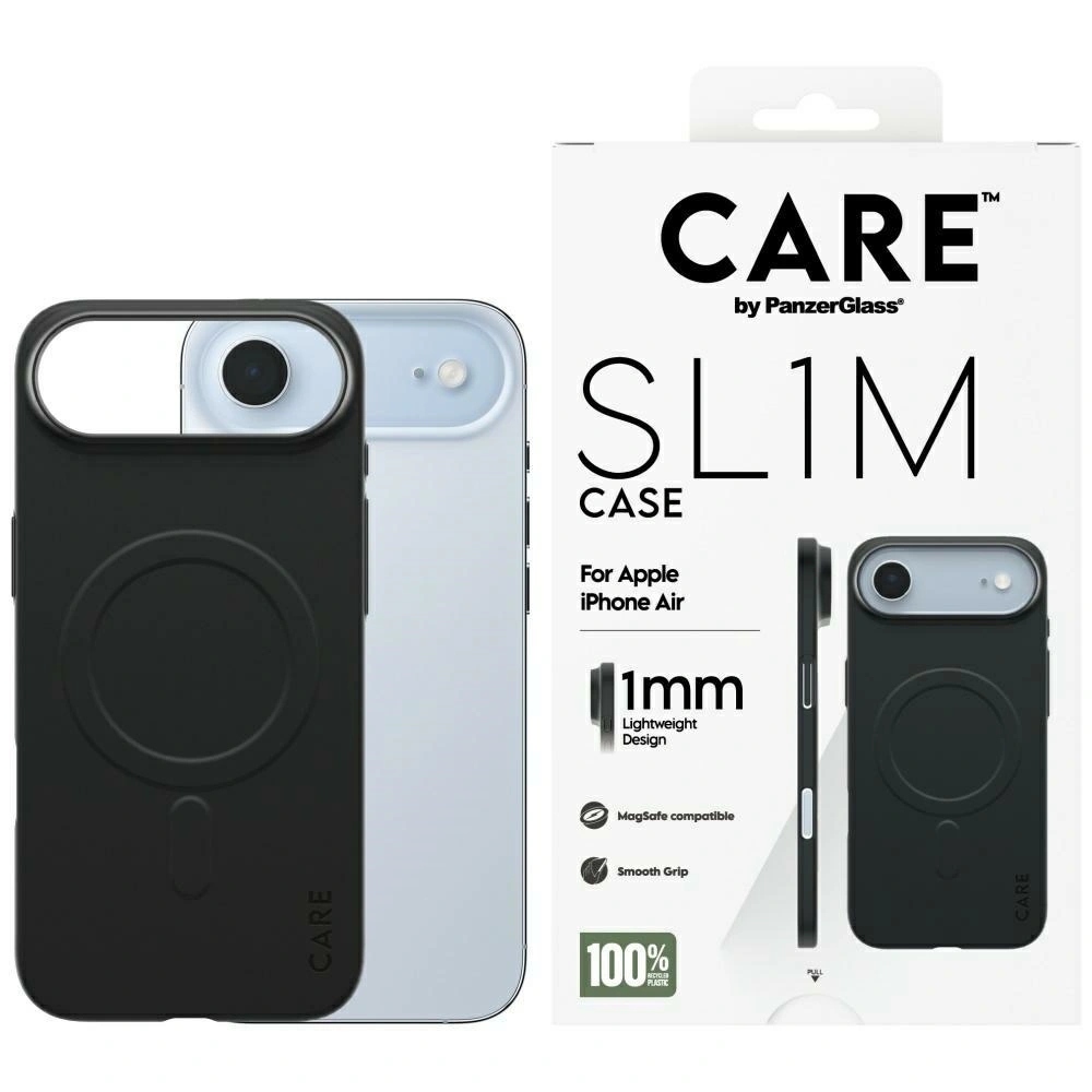 Etui Care by PanzerGlass SL1M MagSafe na iPhone Air czarne