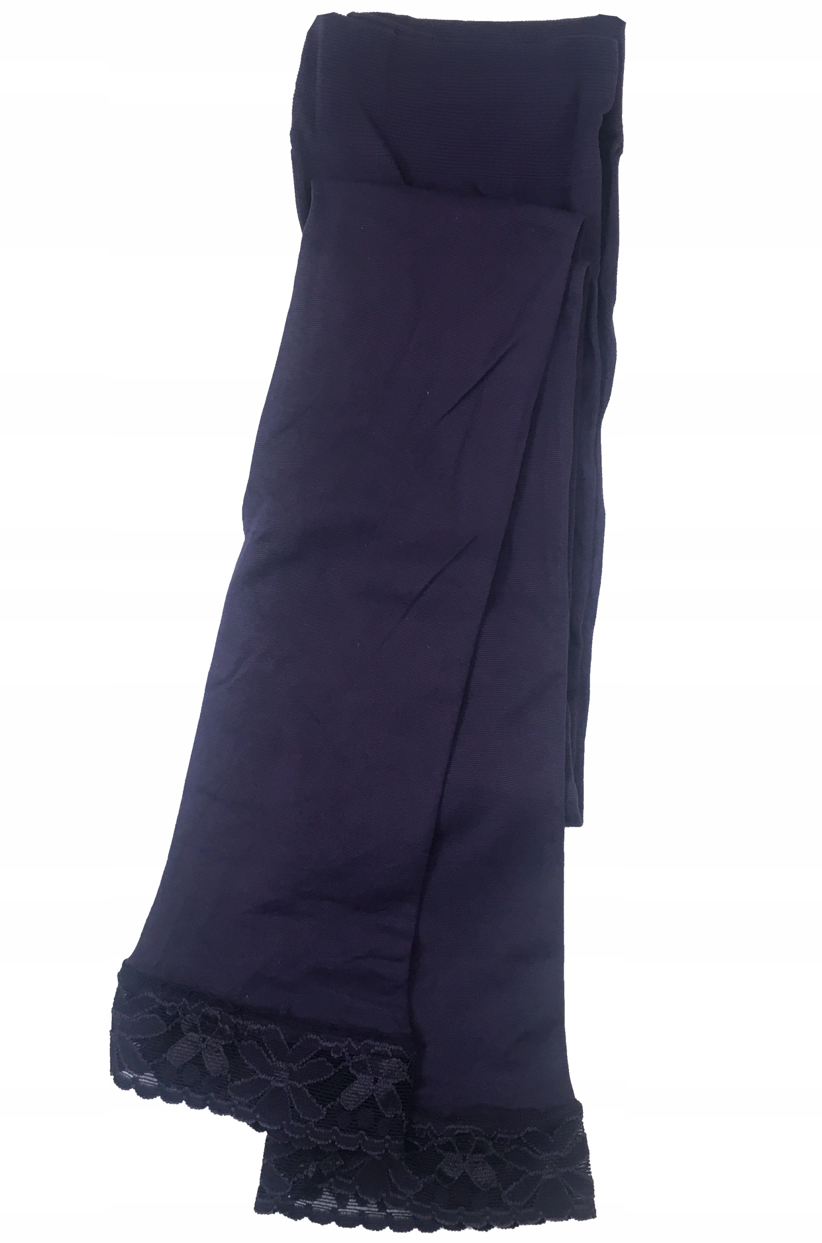 

Legginsy z mikrofibry z koronką c. fiolet 140/146