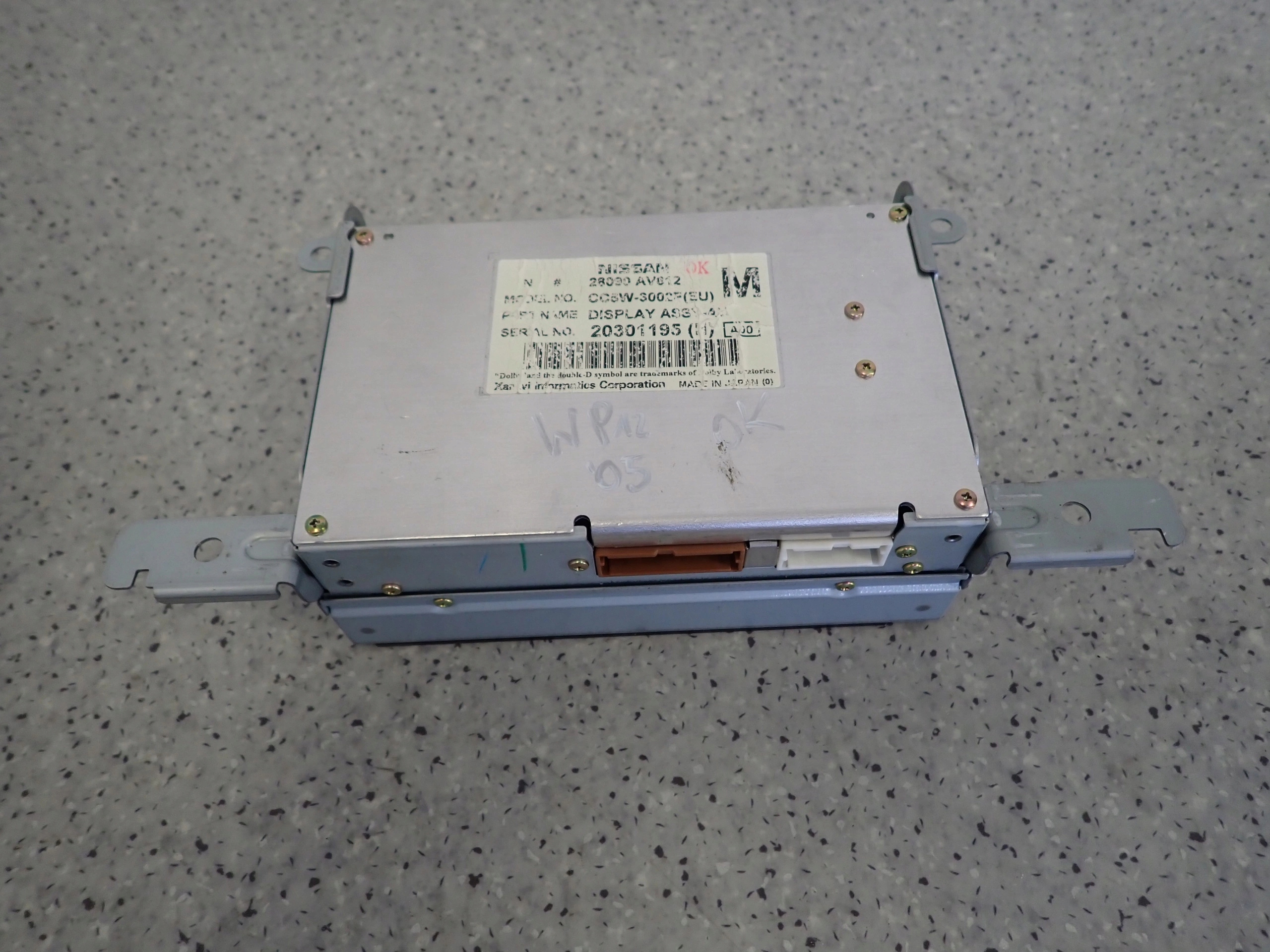 NISSAN PRIMERA P12 02-07 WYŚWIETLACZ Wersja Europejska