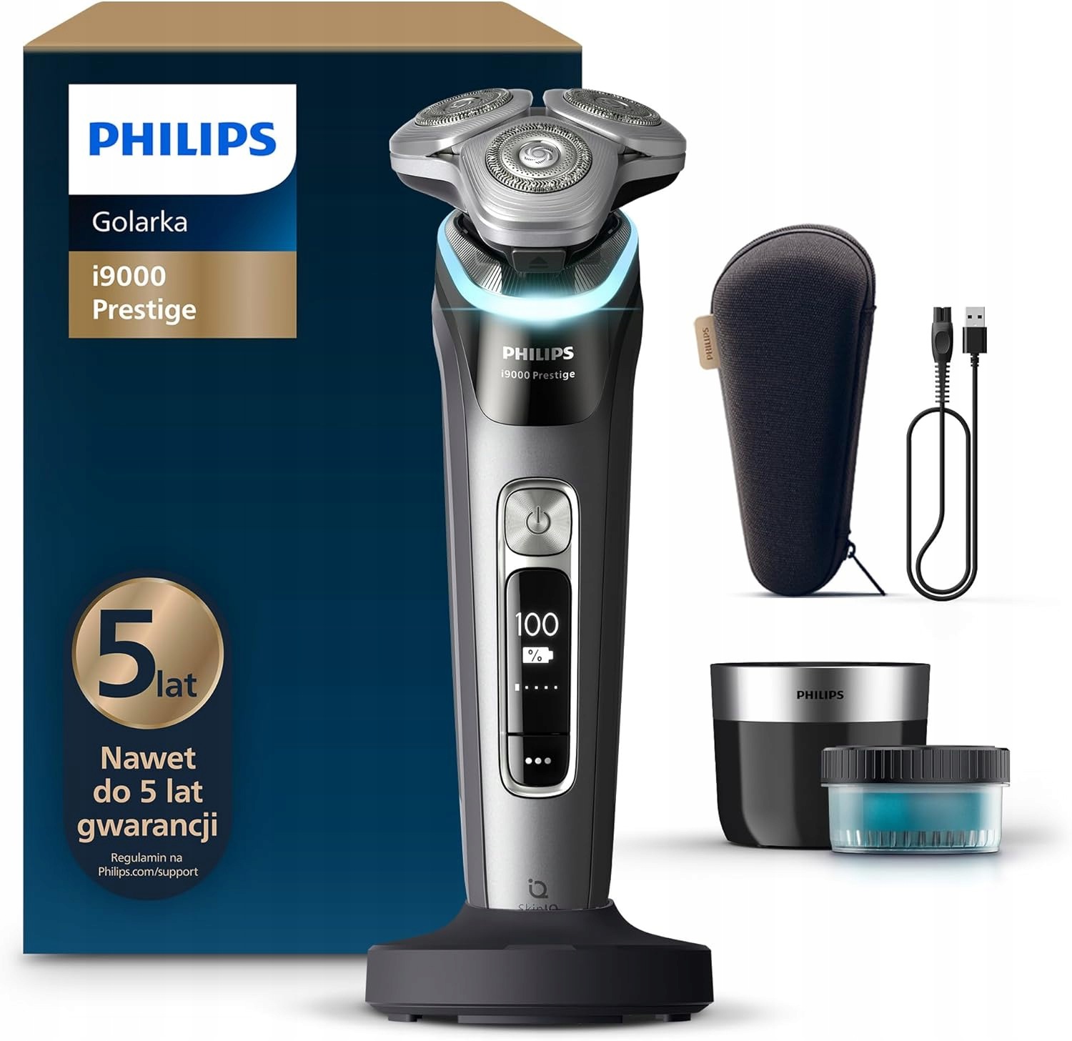 Philips XP9202/30 holicí strojek SkinIQ voděodolný 60min černý