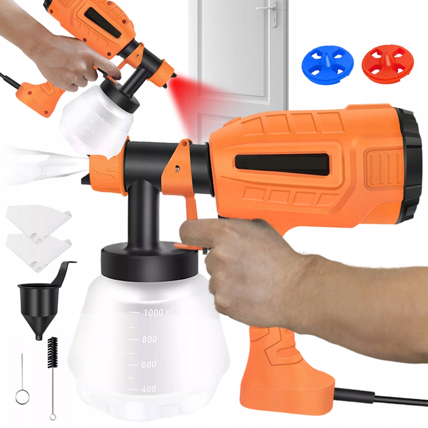 Stříkací Pistole 400 W S Regulací Průtoku Barvy Do Stěn Stropů