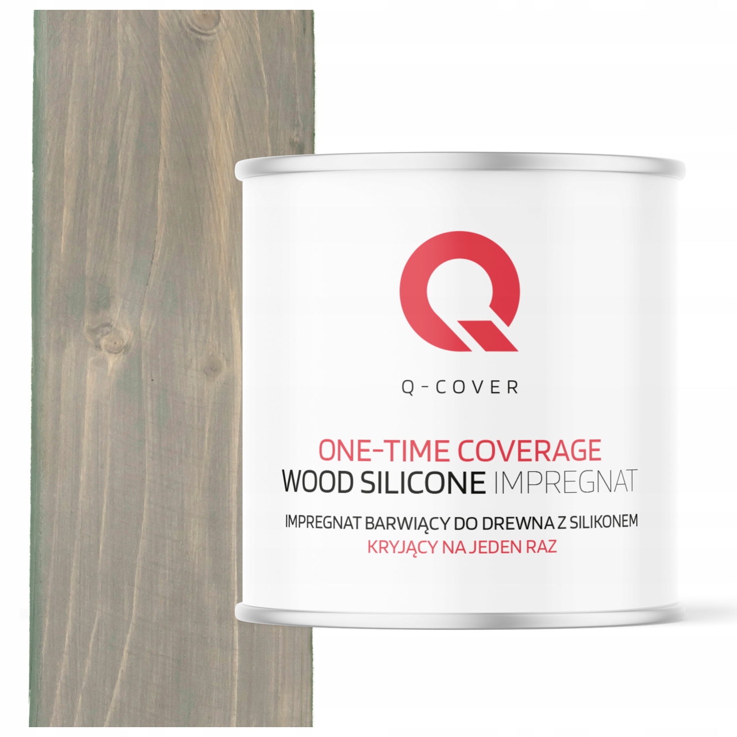 Impregnat Na Dřevo Krycí Na Jedno Použití Barva Barvy Uv Šedá Tmavá 2,5L