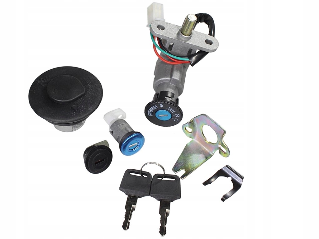 ROY05465 - ЗАМОК ЗАПАЛЮВАННЯ + КОМПЛЕКТ ЗАМКІВ ZIPP SCOOTER 2T 4T КОМПЛ.