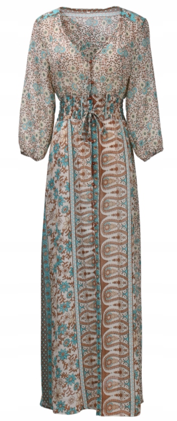 

Damska Sukienka Retro Ruiyoge Rozmiar: L