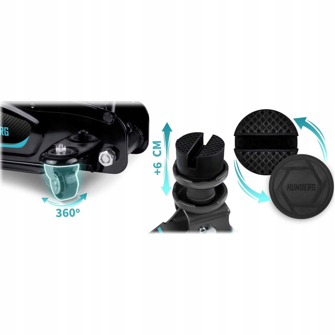 PODNOŚNIK SAMOCHODOWY DO SAMOCHODU ŻABA HYDRAULICZNY 80-360MM LEWAREK 2,5T Maksymalna wysokość podnoszenia 360 mm