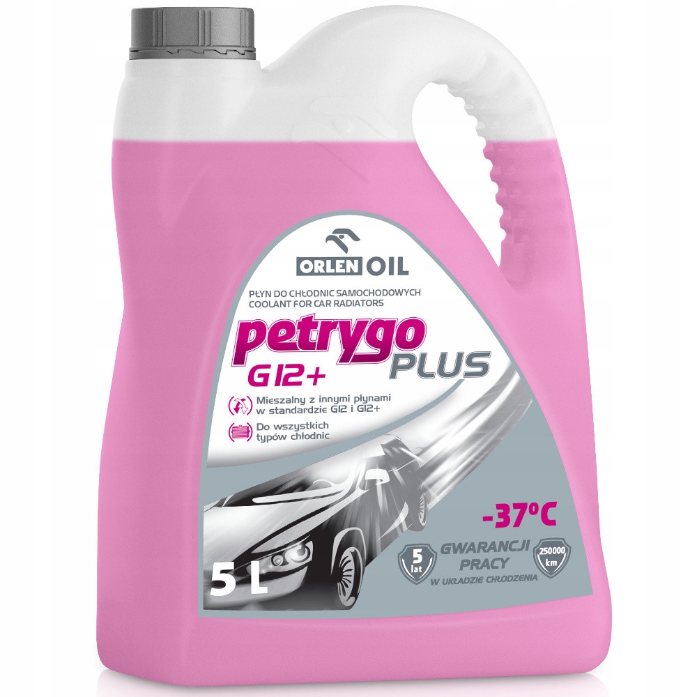 

Płyn do Chłodnic Petrygo Plus (G12+) -37st 5L