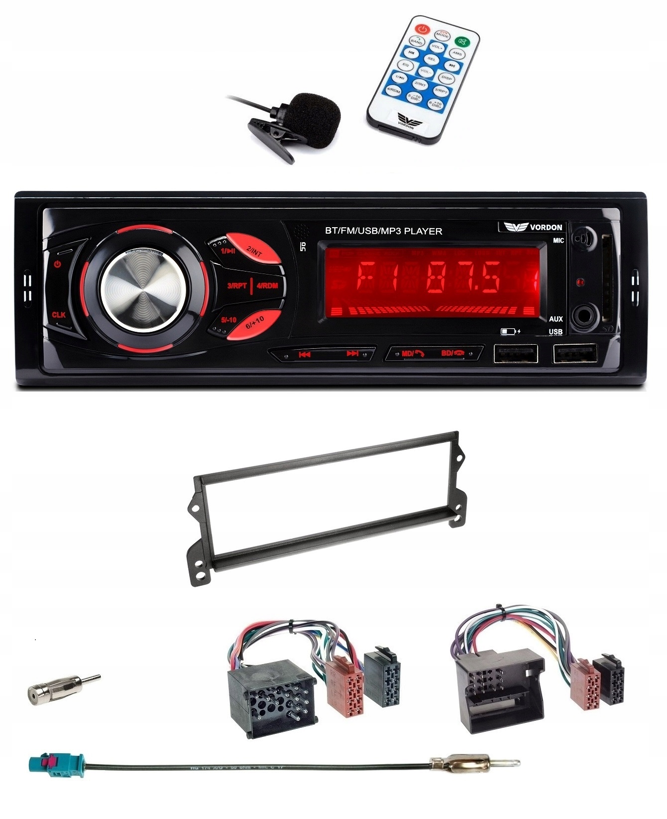 Bluetooth Usb autorádio Bmw Mini Cooper R50 R52 R53 Vordon HT-179
