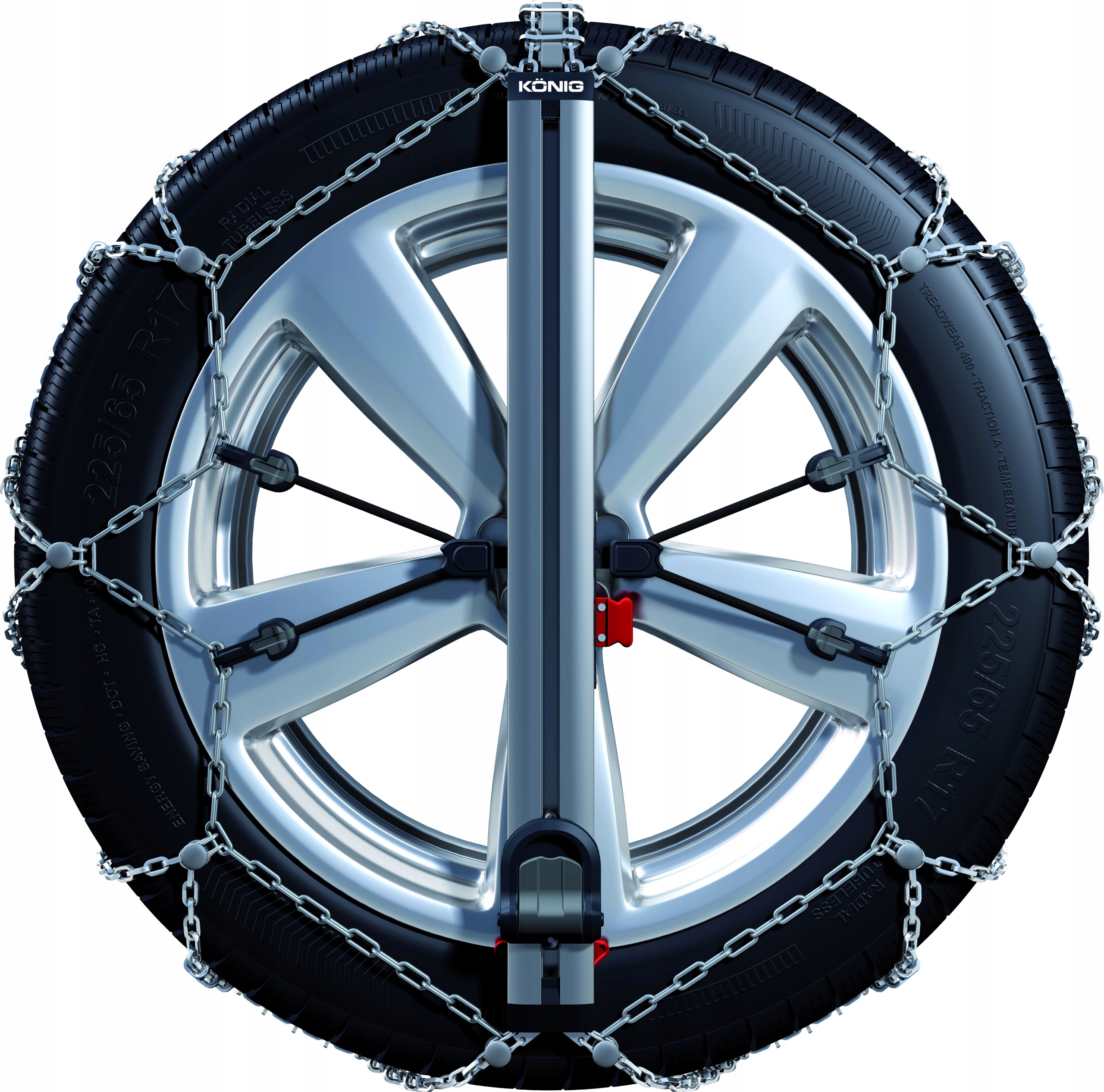 Łańcuchy THULE KONIG EASY-FIT SUV 265 255/50 R20 Waga produktu z opakowaniem jednostkowym 10 kg