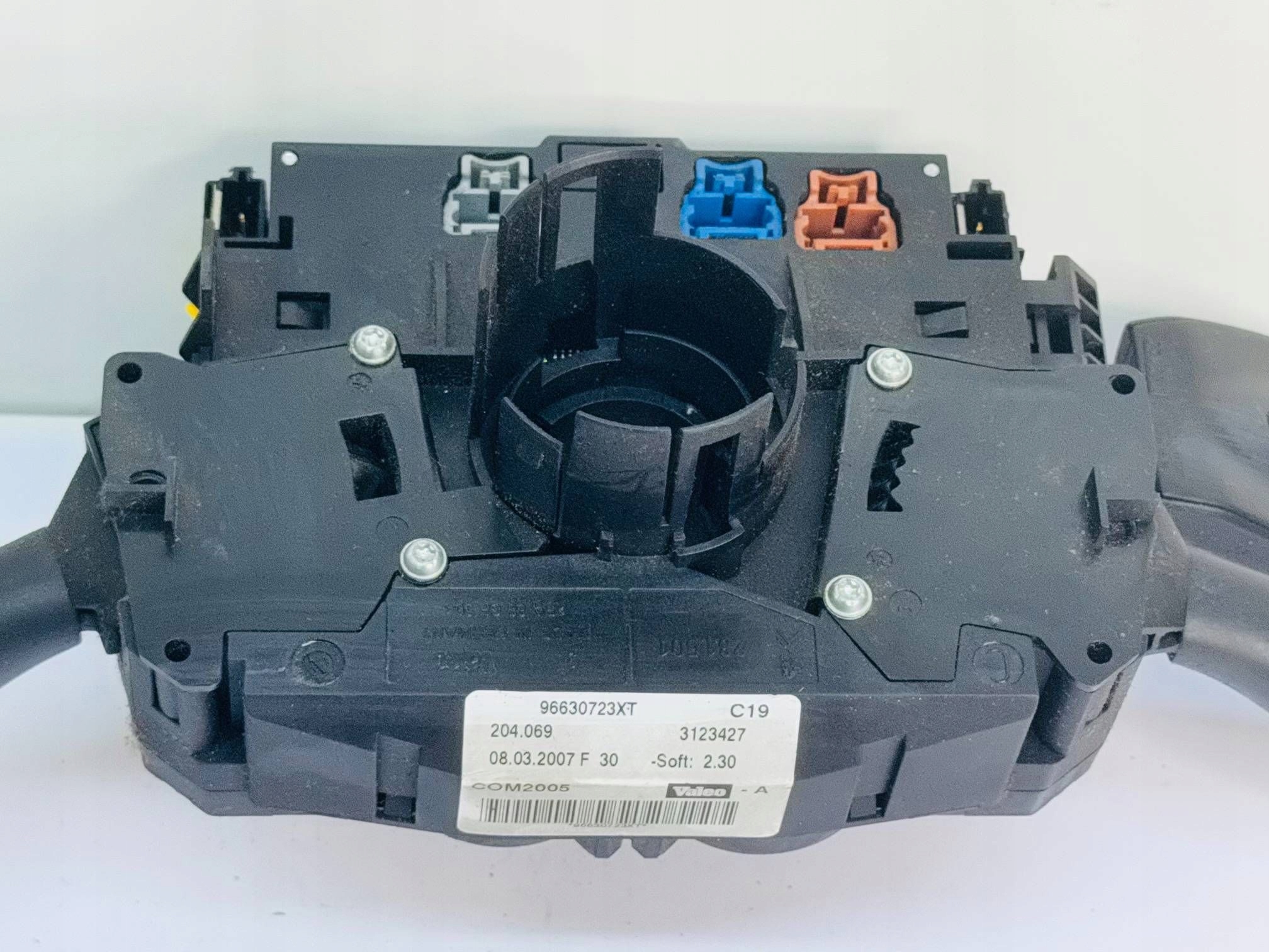 PEUGEOT 207 steering wheel levers and controls control PAJAK ring 96630723XT