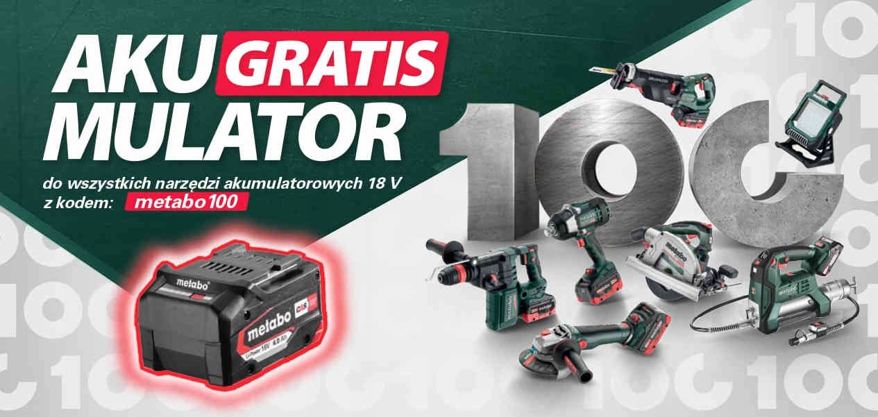 Metabo SSW 18 LTX 400 BL Akumulatorowy Klucz Udarowy 602205890 GRATIS AKU Marka Metabo