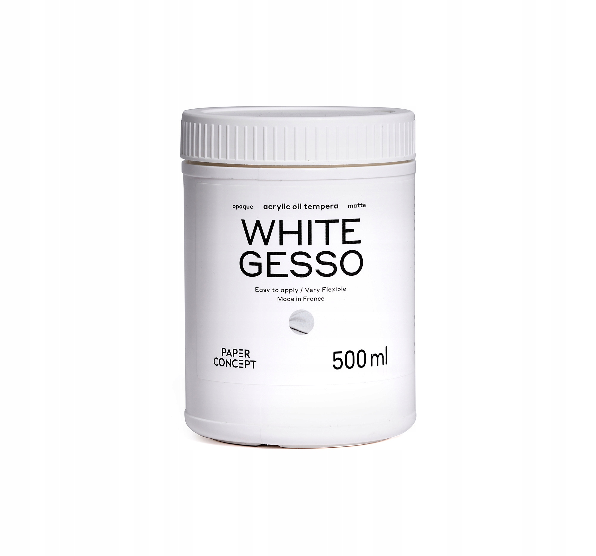 Gesso grunt грунтовка для краски-PaperConcept-белый, 500 мл