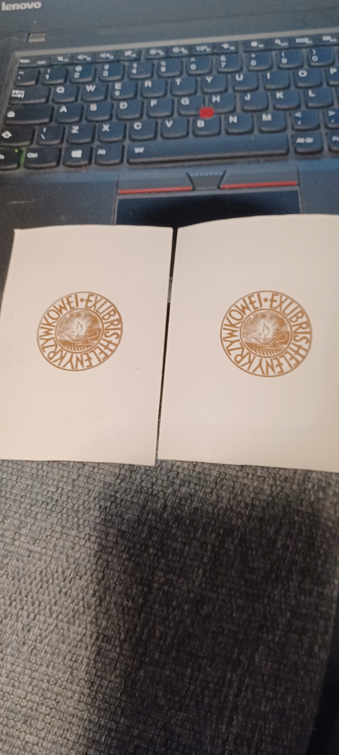 2 szt. Helena Krzywkowa Exlibris