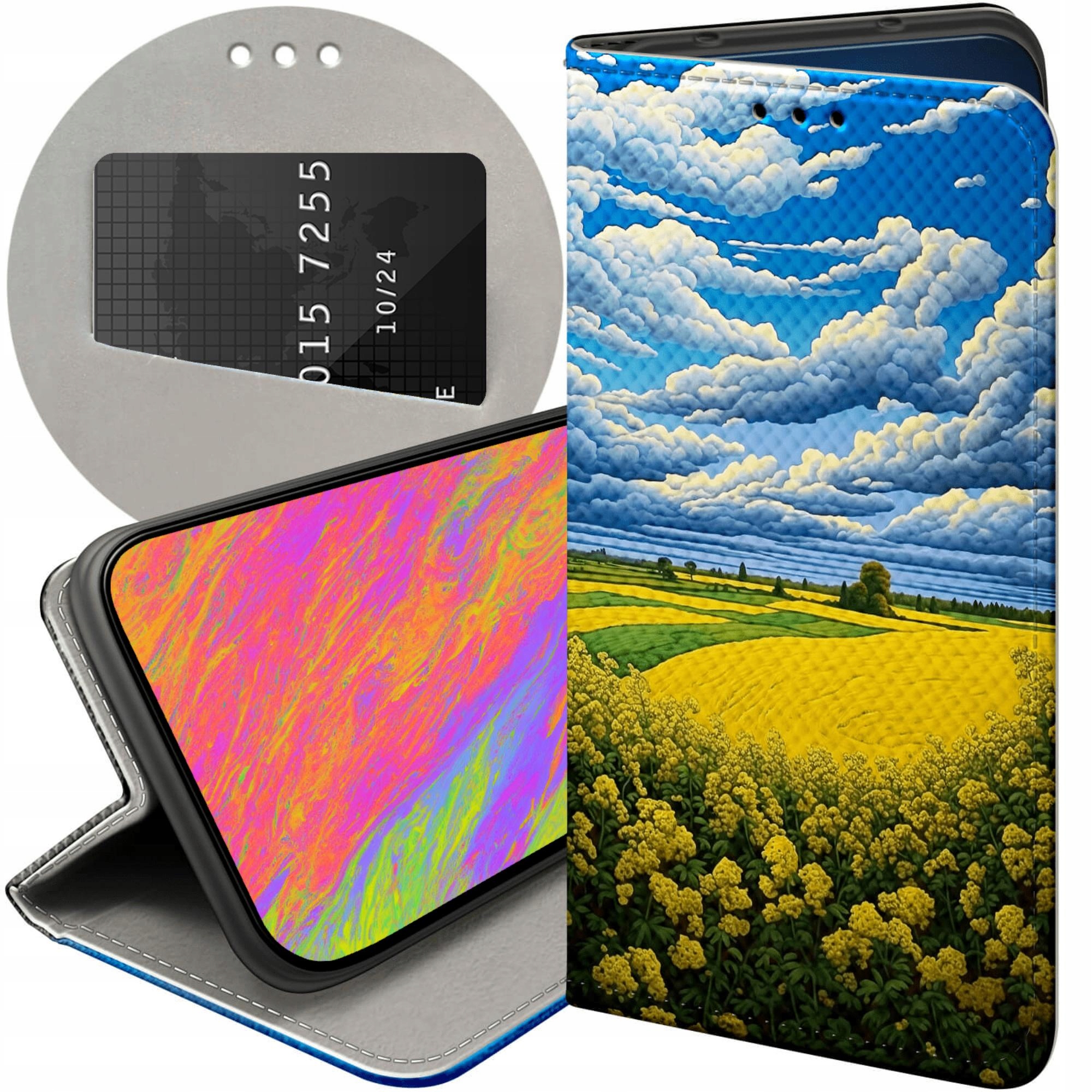 Etui Z Klapką Do Xiaomi 15T 5G Chmury Niebo Błękit Futerał Pokrowiec
