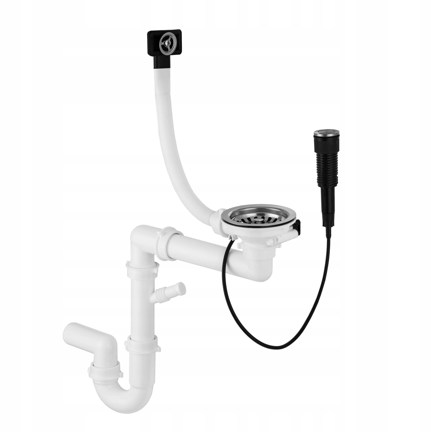 SYFON AUTOMATYCZNY JEDNOKOMOROWY PUSH UP DO ZLEWU