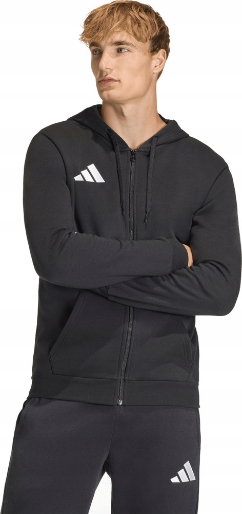 Pánská Mikina Adidas Entrada 26 Fz Hoody Černá KF5945 vel M