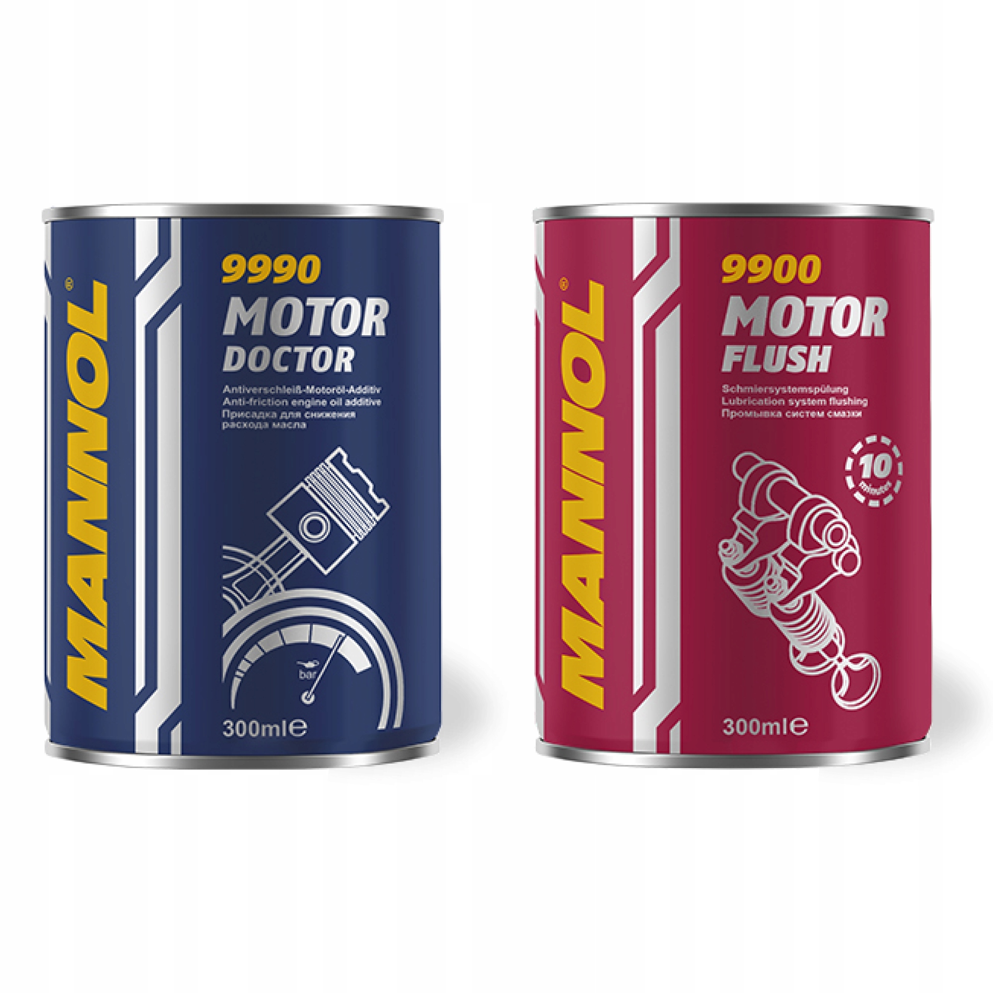Płukanka Motor Flush Dodatek do Oleju Stabilizator Benzyna Diesel Zestaw