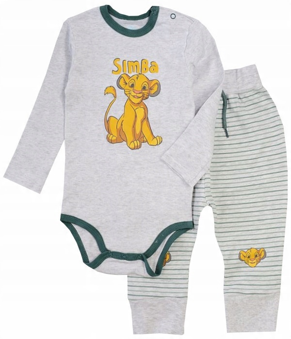 

Król Lew Simba Komplet Niemowlęcy z body 12m R41A