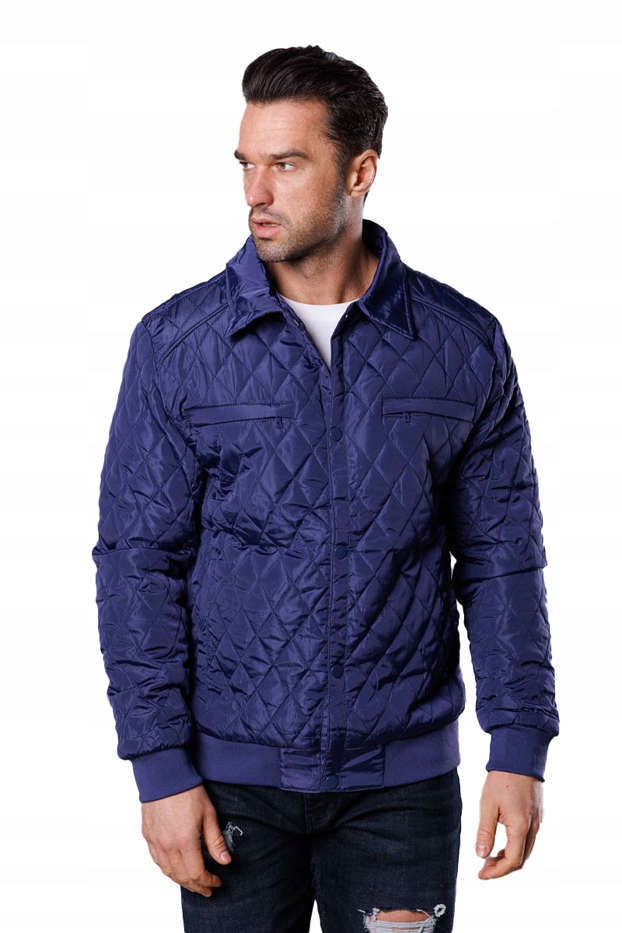 Pánská Bunda 13080 Námořnická Modrá XL