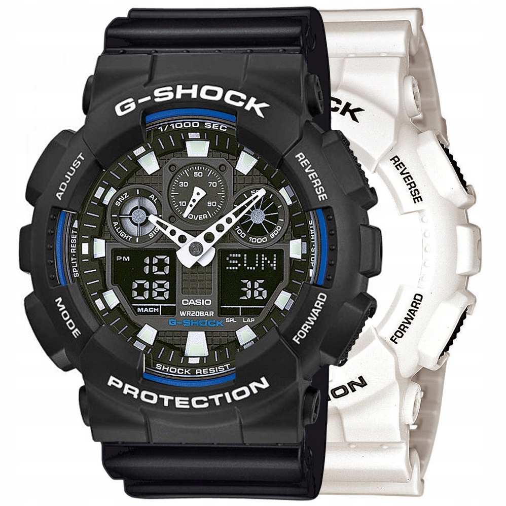 Sada G-shock GA-100B-7AER Černá