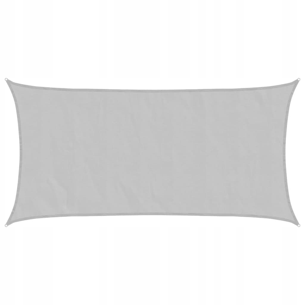 ŻAGIEL PRZECIWSŁONECZNY JASNOSZARY 7X4M 100% POLIESTER