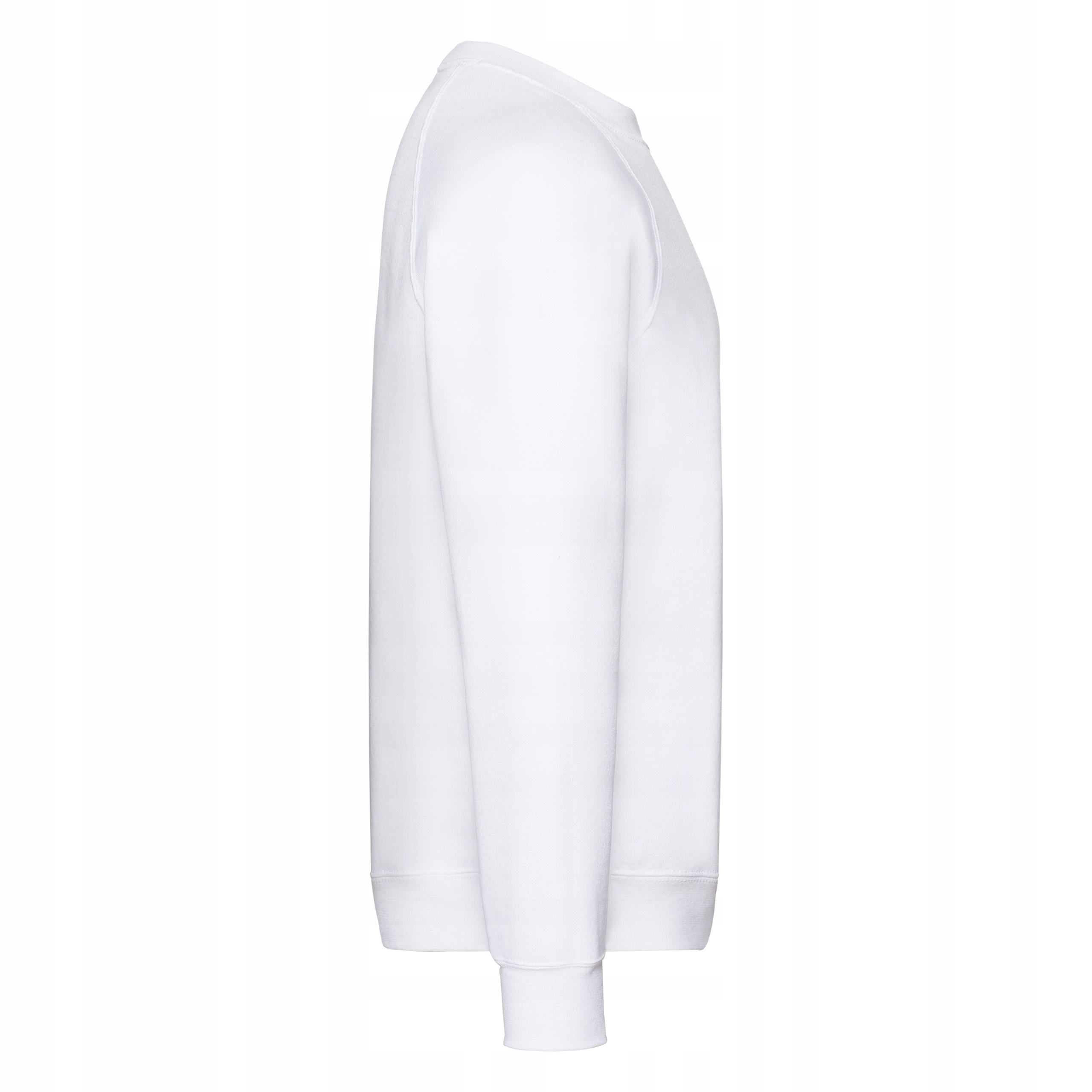 MĘSKA BLUZA GRUBA SOLIDNA FRUIT BIAŁA L Model Raglan Sweat