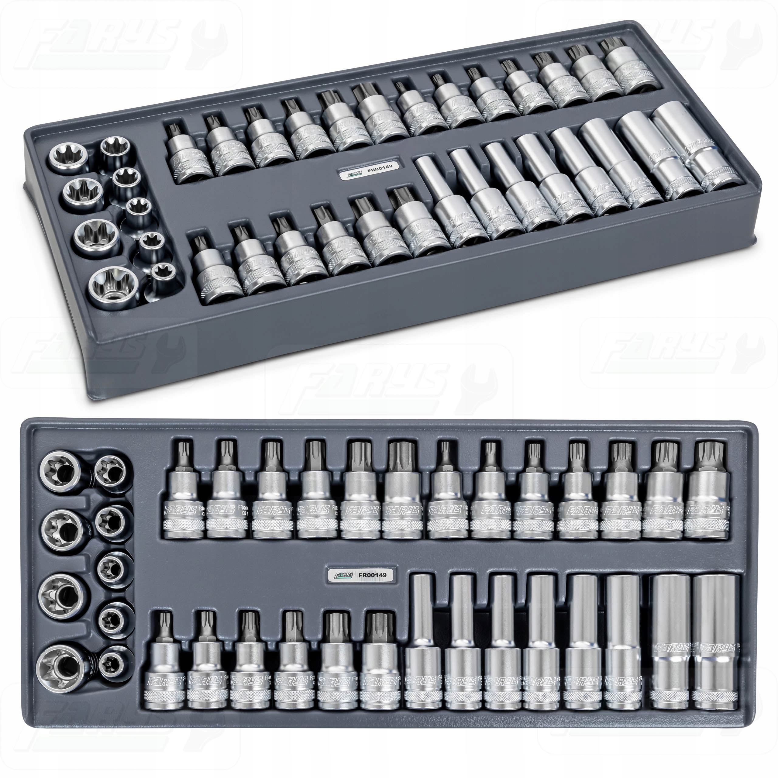 WKŁAD DO SZAFKI WYPOSAŻENIE PREMIUM ZESTAW KLUCZY TORX 1/2” 36el.