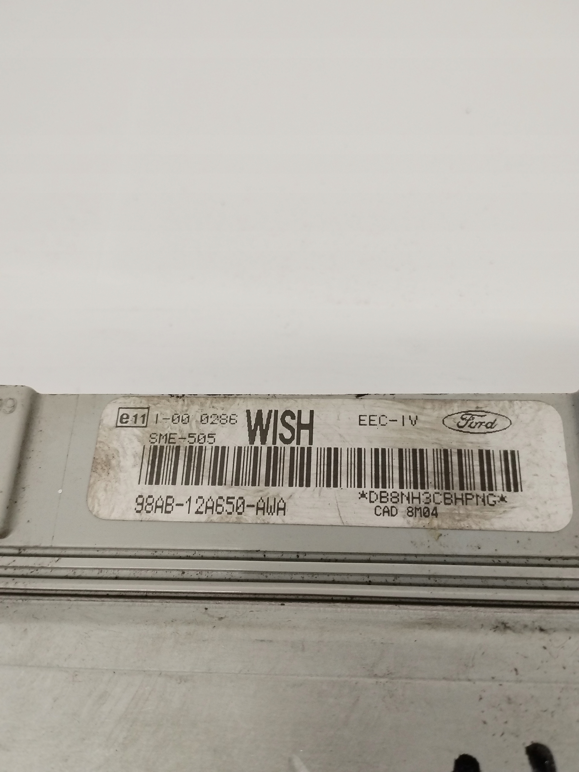 Computer Bedienteil DES MOTORS Ford Esco 98AB12A650AWA