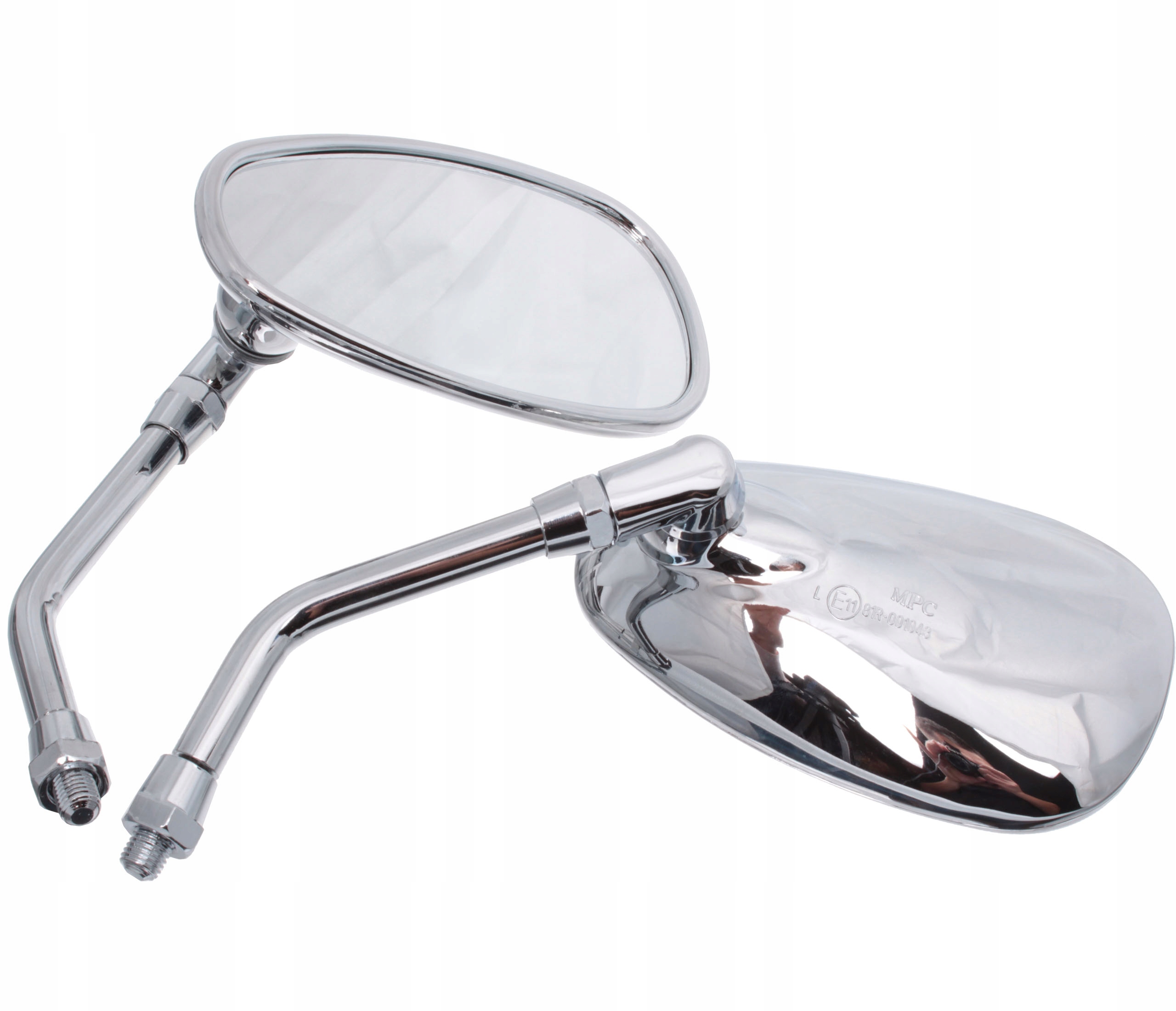 LUSTERKA CLASSIC CHOPPER DRAG SAM CHROM OWAL 8mm Dopasowanie do pojazdu produkt dedykowany