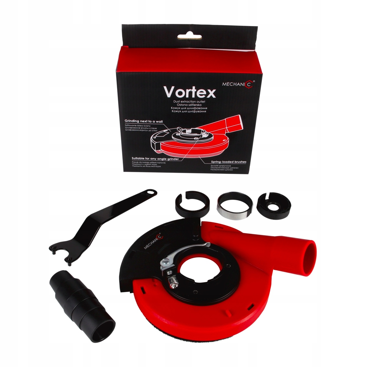 Mechanic Osłona Przystawka Przeciwpyłowa Vortex Szlifierki Kątowe 115-125