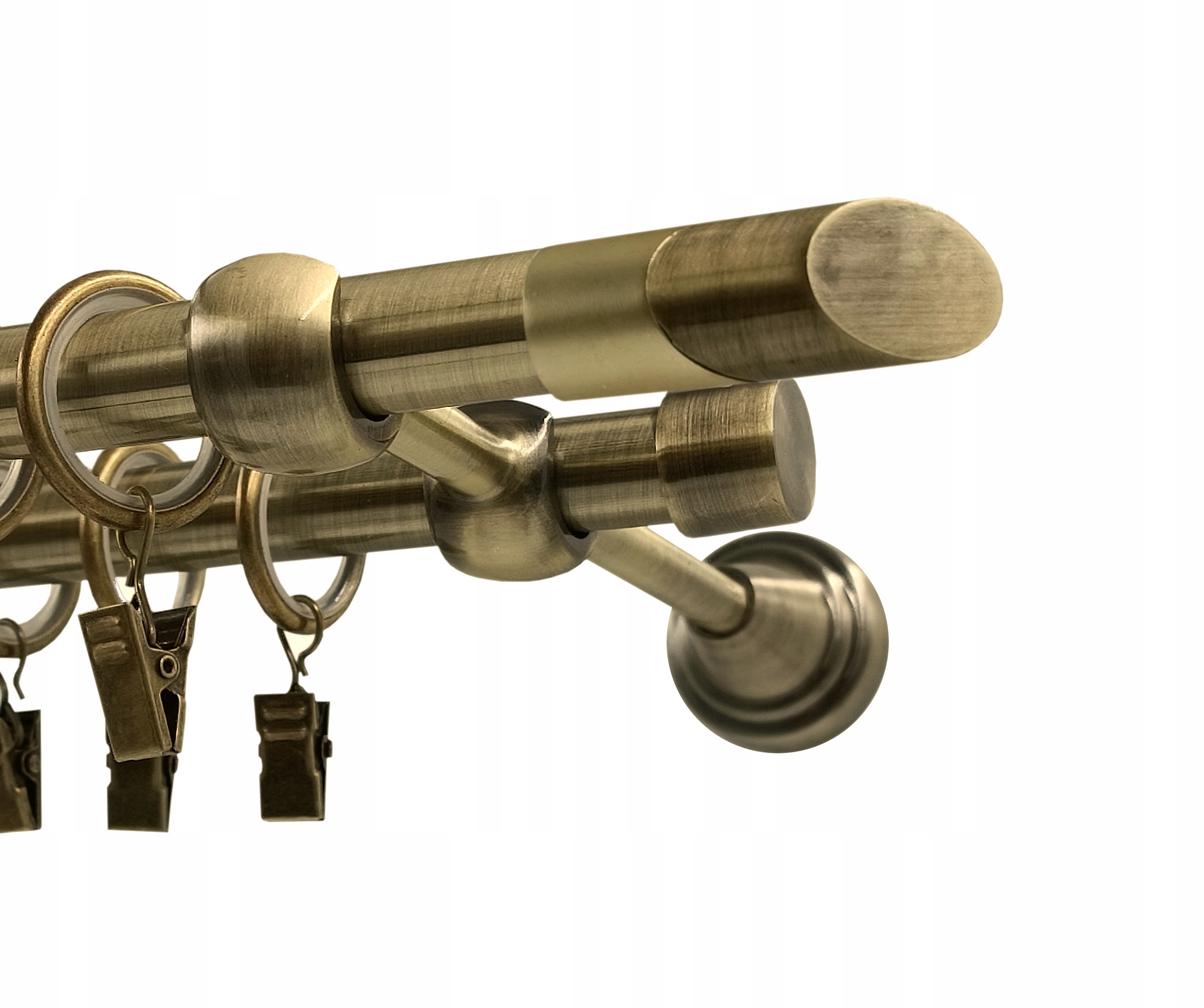 Garnýž kovový fi16+16 falco Zlato Antik 400cm galvanizovaný