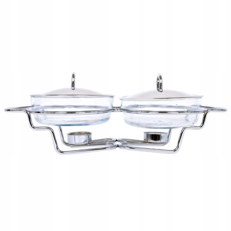 

Naczynie Cateringowe Z Podrzewaczem 2x1,5 Tealight