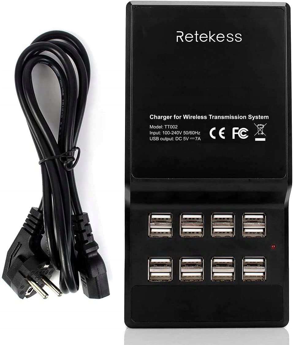 

Retekess TT002 ładowarka Usb z 16 portami