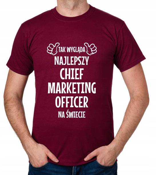 

koszulka Najlepszy Chief Marketing Officer prezent
