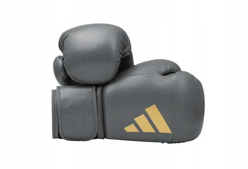 Boxerské rukavice Adidas Speed 50 popelavé/zlaté Hmotnost: 10 Oz