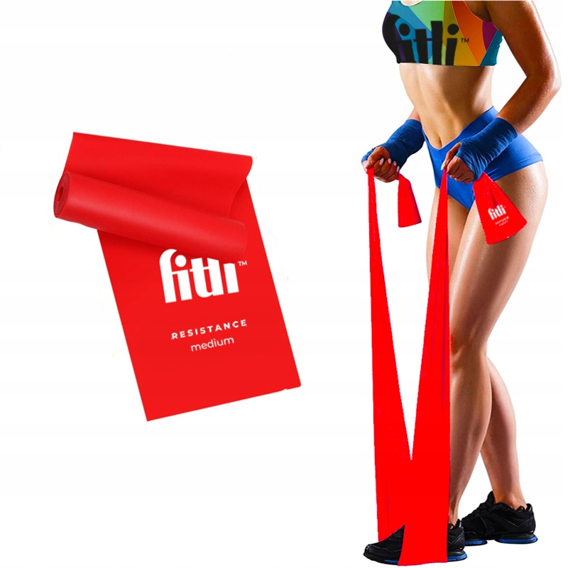 GUMA Taśma Do Ćwiczeń REHABILITACYJNA FLAT BAND 2m Liczba sztuk w zestawie 1