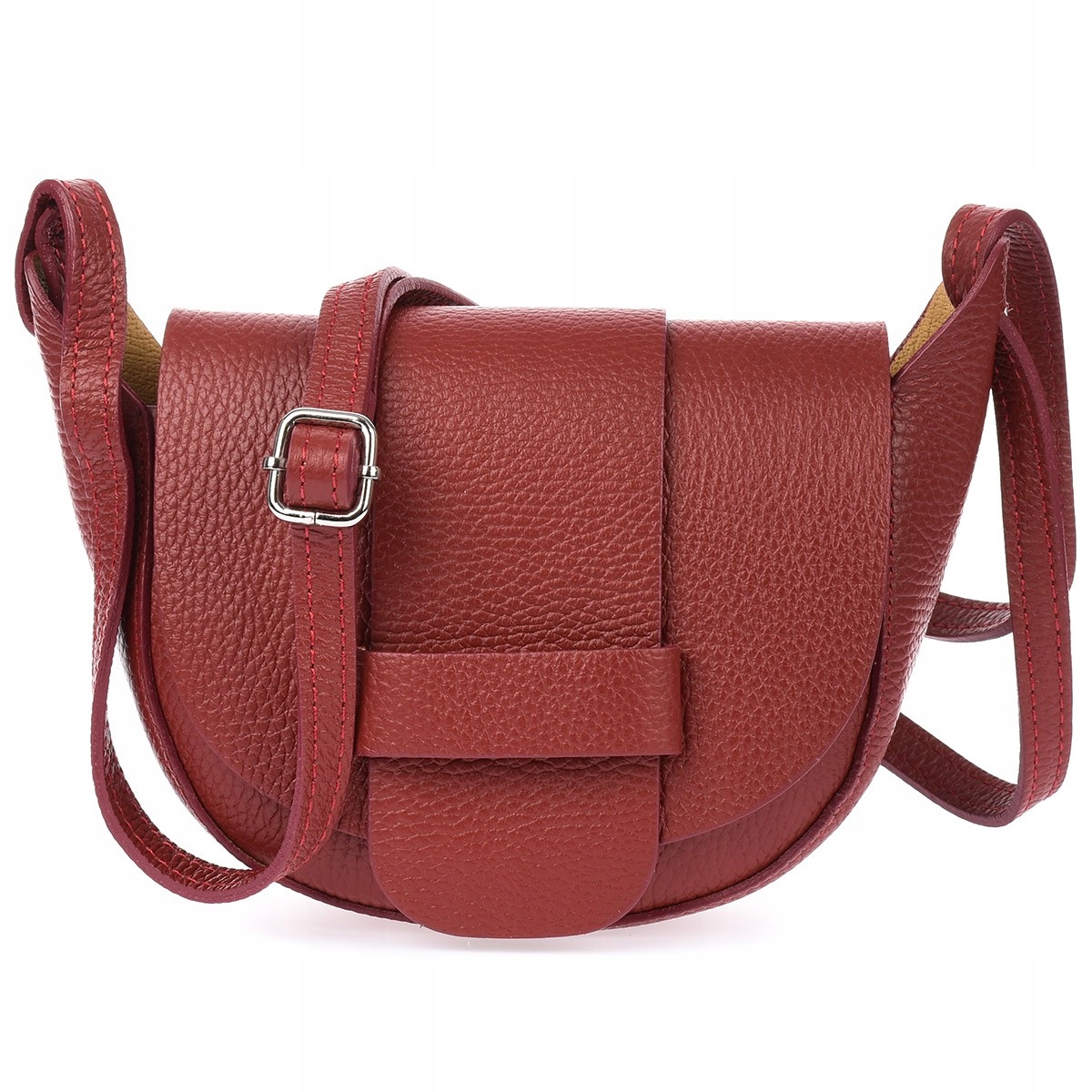 Dámská kožená kabelka městská kabelka přes rameno italská