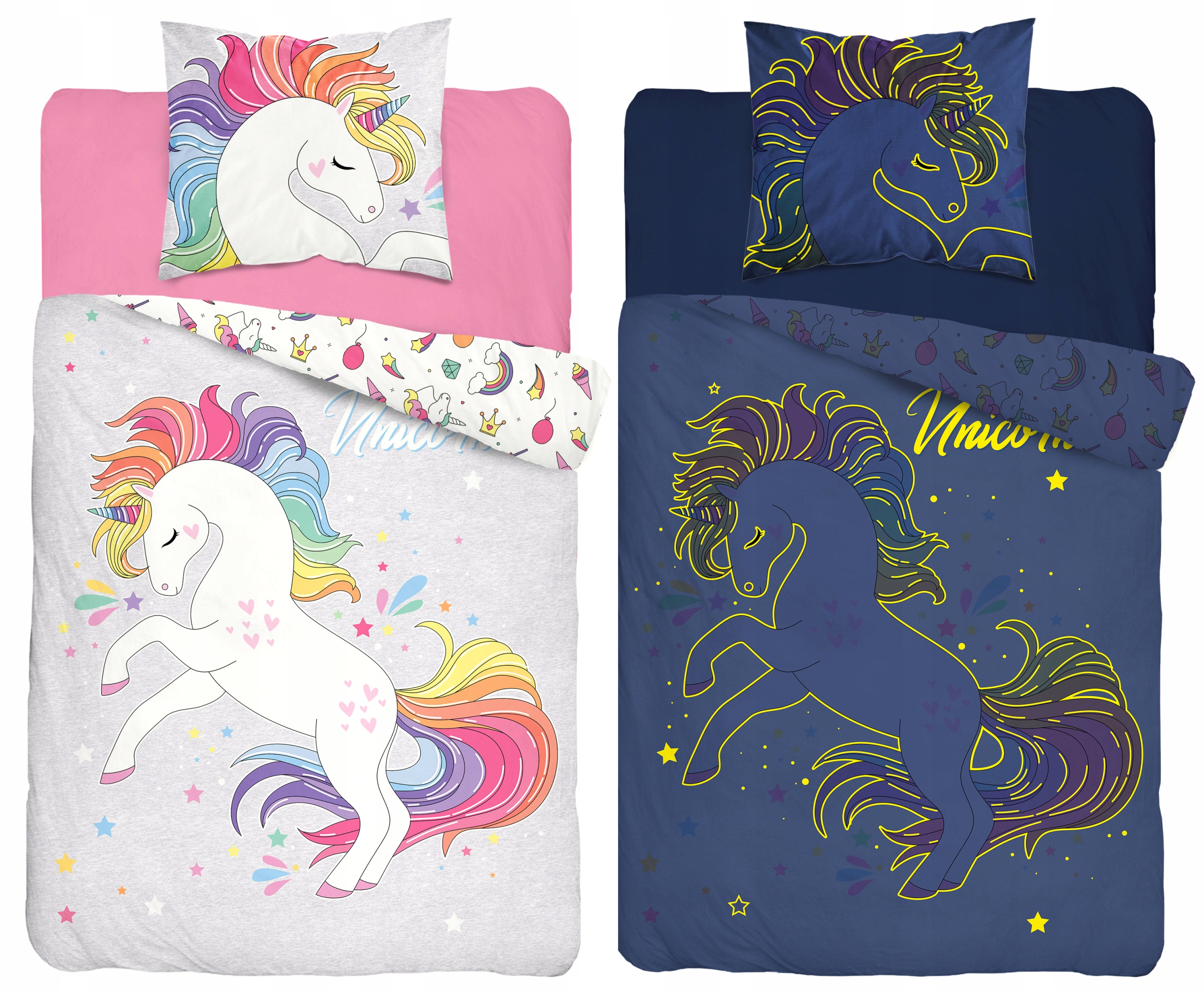 

Pościel 140x200 koń Konik Jednorożec Unicorn Pony