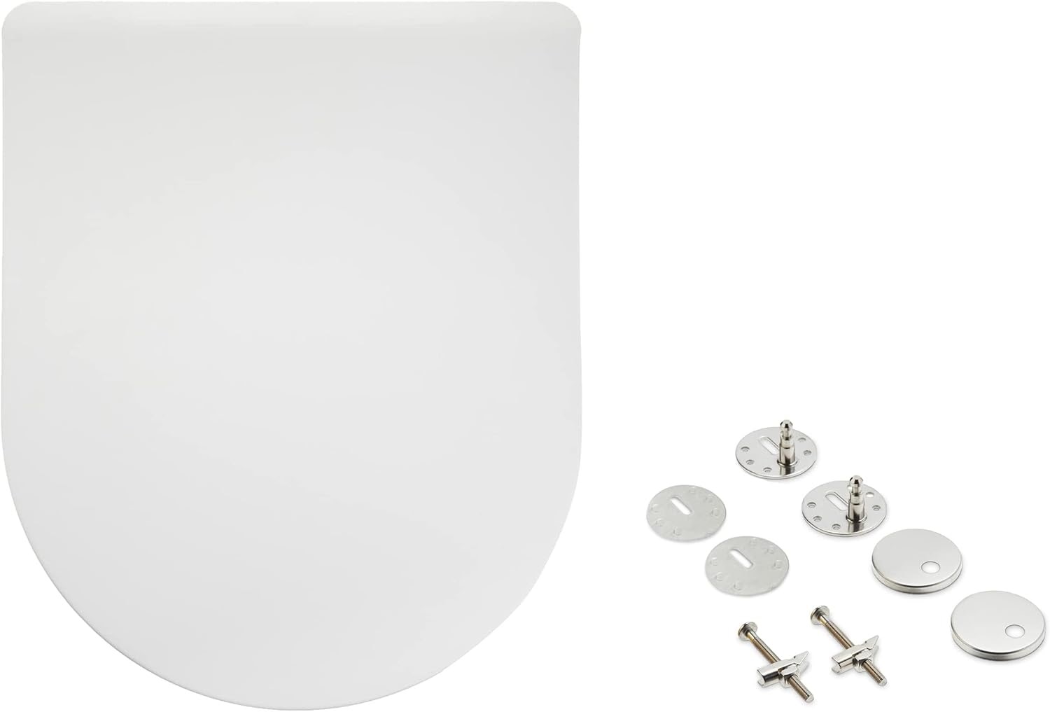 Amazon Basics Wc sedátko Tvar D Urea mat 36,5x43 cm bílá