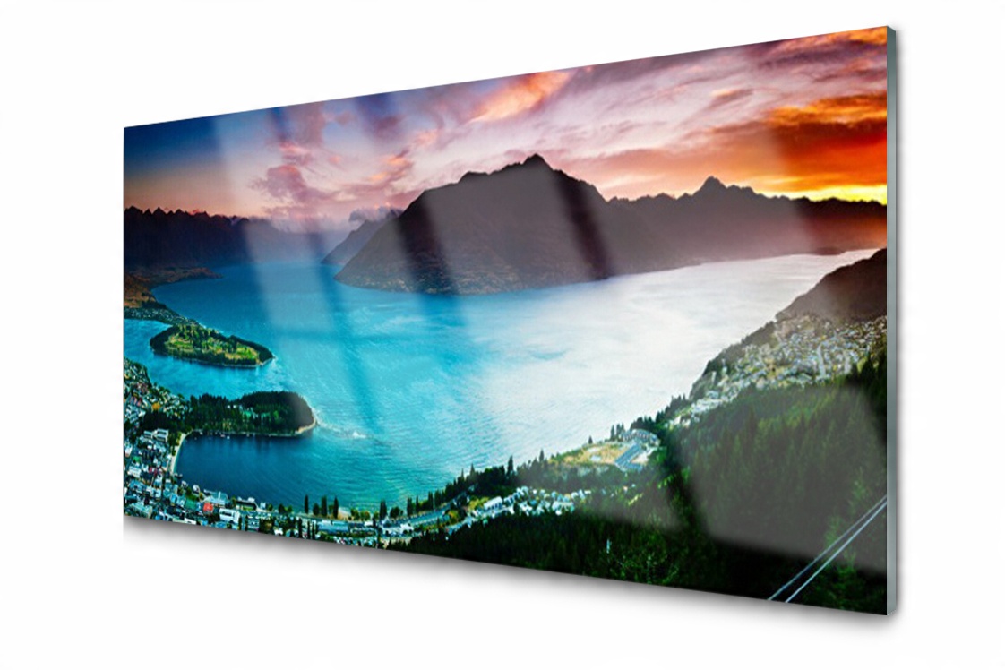 

Panel szklany dekoracyjny Góry Widok 100x50