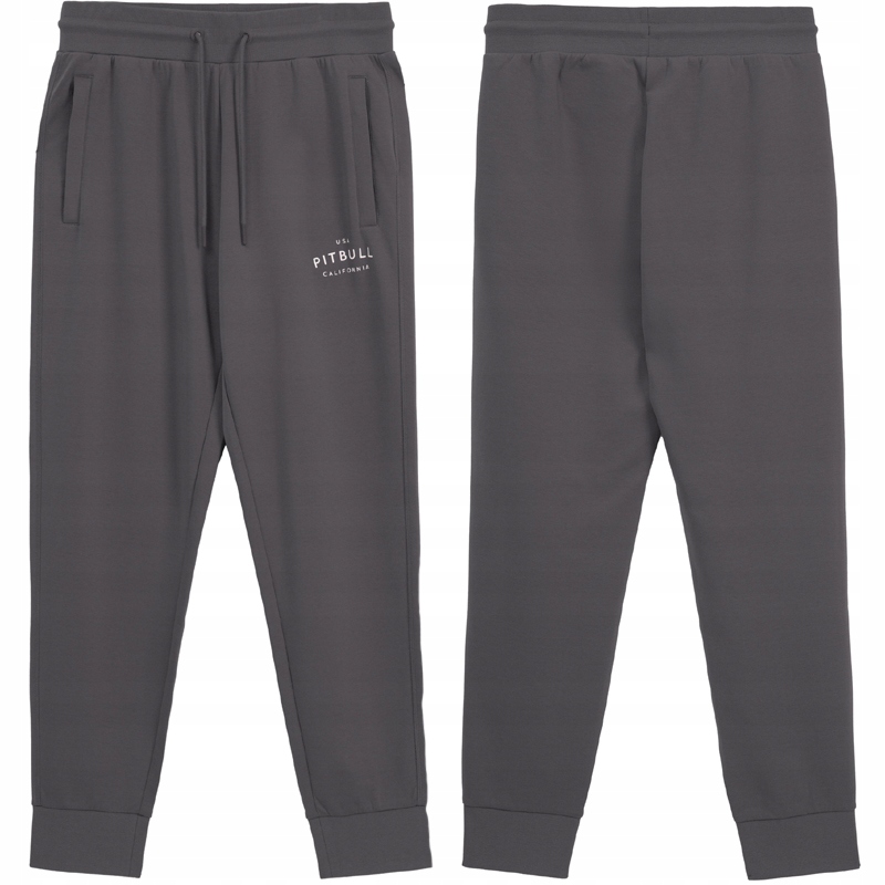 Pitbull pánské tepláky Sampson šedé, velikost XL