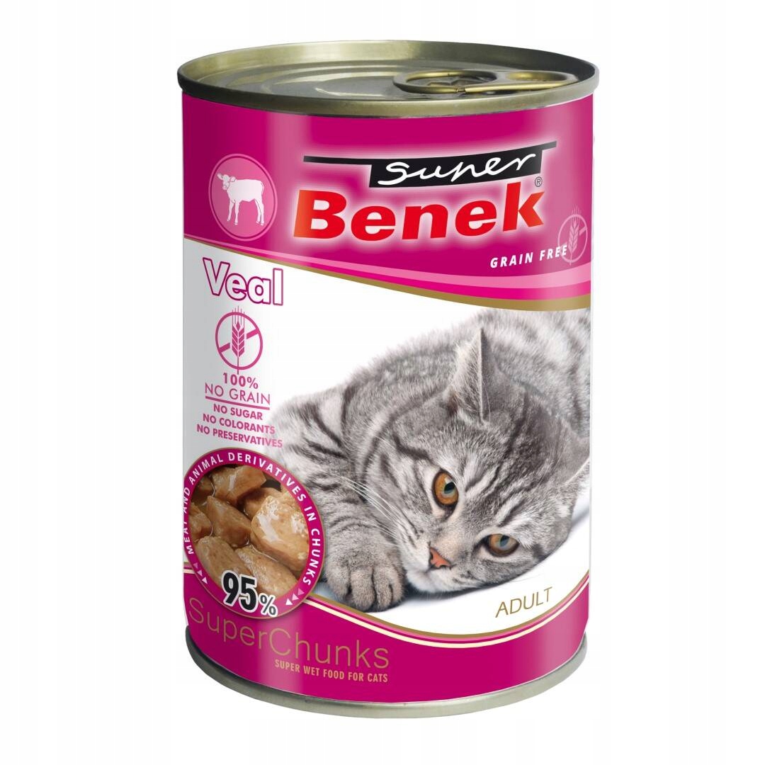 Levně 8 x Benek Bezobilné helmy s tělem a omáčkou 415 g