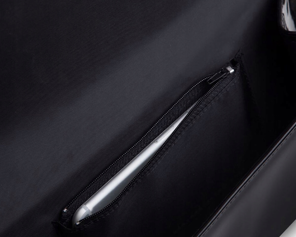 BEŻOWA KOPERTÓWKA TOREBKA WIZYTOWA SOLOME S3 NA PASKU Styl wizytowy