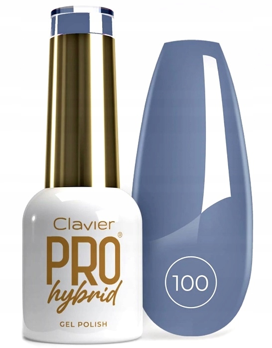 Lakier Hybrydowy Do Paznokci ProHybrid Gold Clavier 8 ml - 100