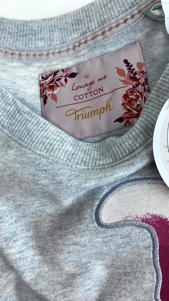 TRIUMPH CIEPŁA KOSZULA NOCNA LIS bawełna MELANŻ 46 EAN (GTIN) 7613137192871