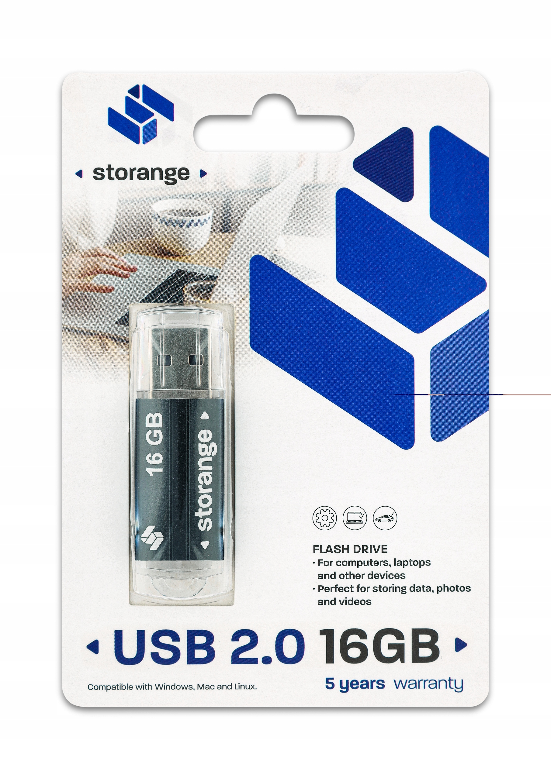 

Pendrive usb 2,0 Storange 16gb czarny