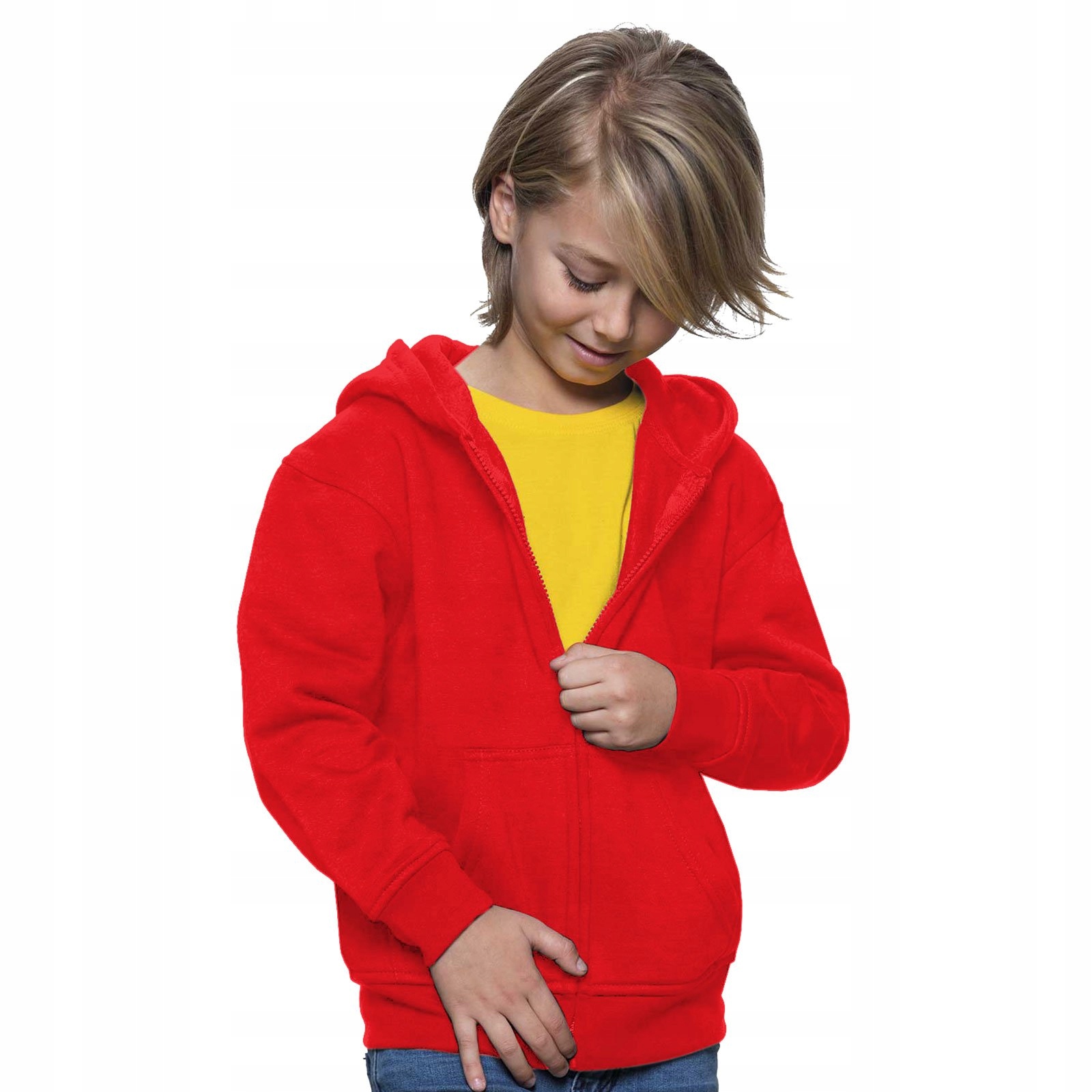 

Dziecięca Bluza z Kapturem Kaptur Kangur L 128-134