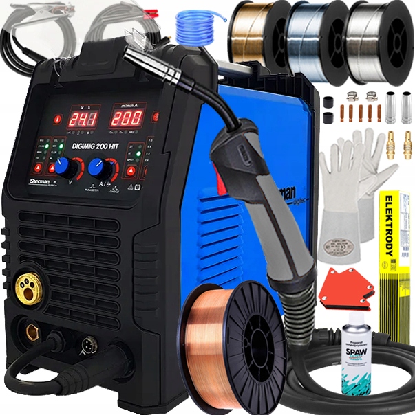 Svařovací Stroj Sherman Synergie Digimig 200 Spot Vrd