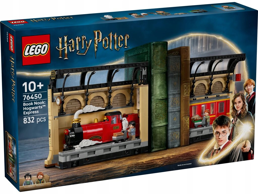 Lego 76450 Harry Potter Opěrka na knihy: spěšný vlak do bradavic