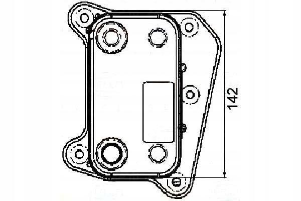 BEHR HELLA CHŁODNICA OLEJU MERCEDES C 220 CDI (202