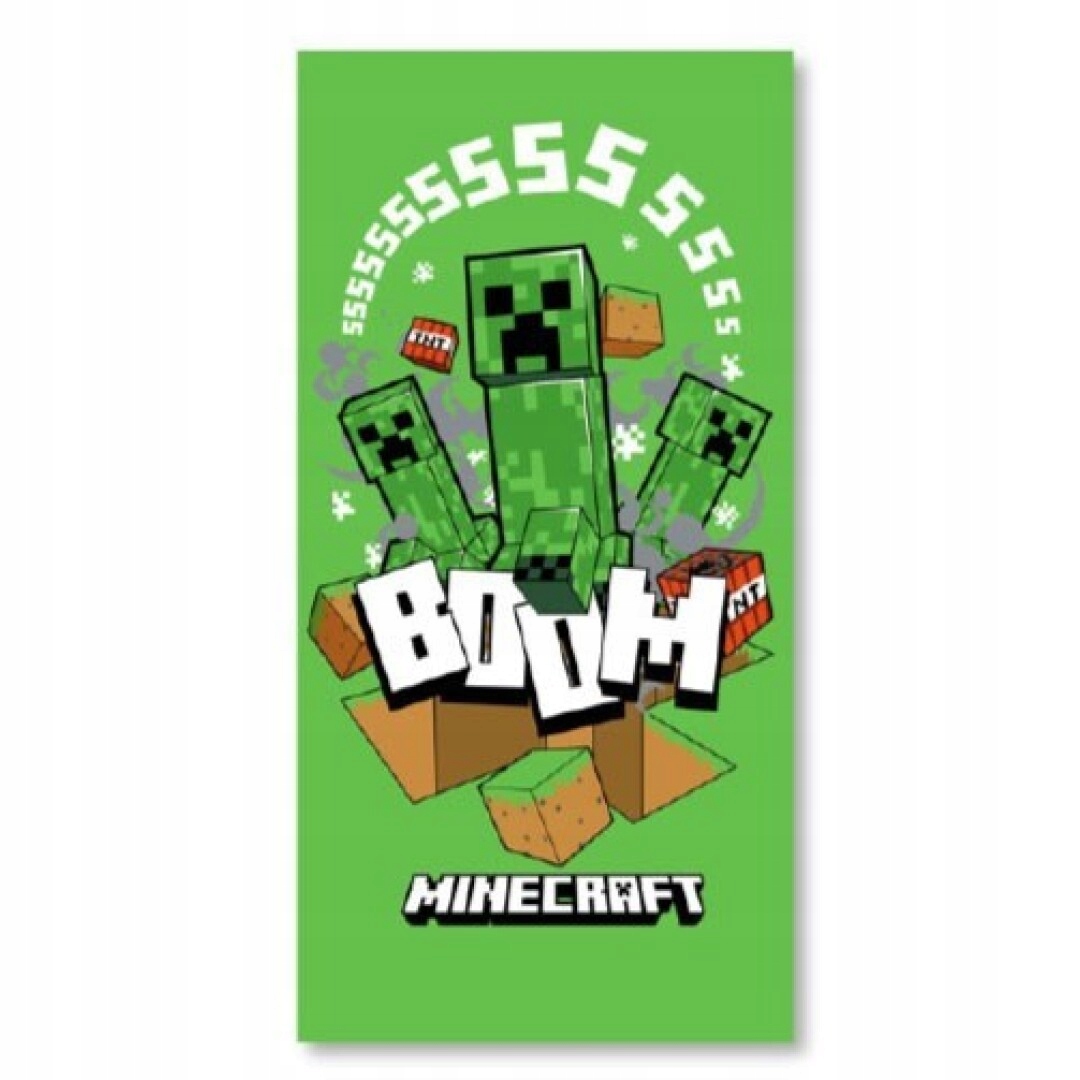 

Ręcznik Minecraft 70X140 Plażowy Basen Creeper Koc